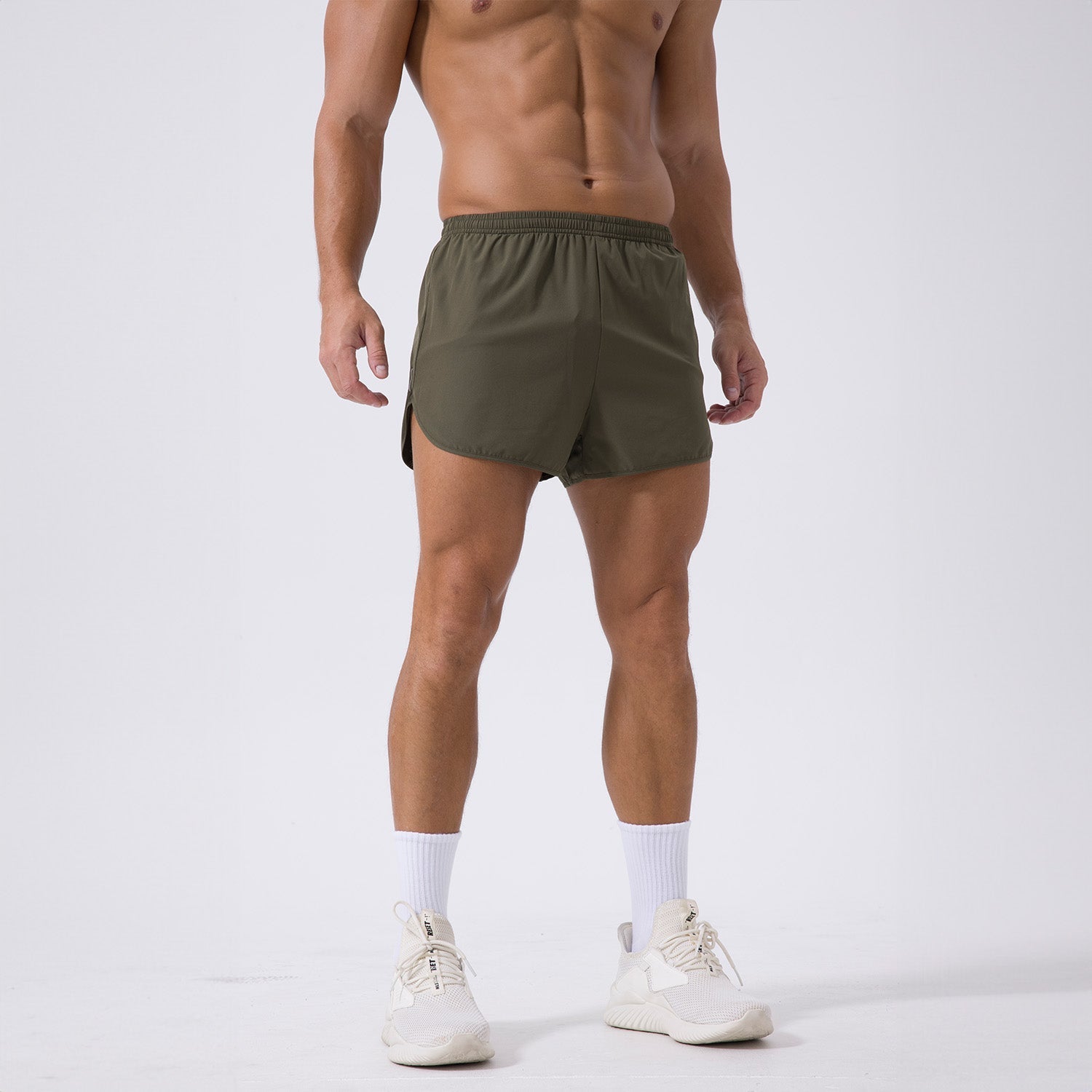 Men's Workout Shorts with Built-In Liner - Quick-Dry
