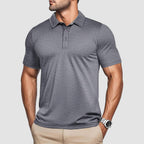 Men's Quick-Dry Polo Shirt for Outdoor Activities