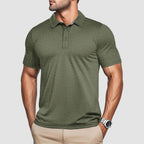 Men's Quick-Dry Polo Shirt for Outdoor Activities
