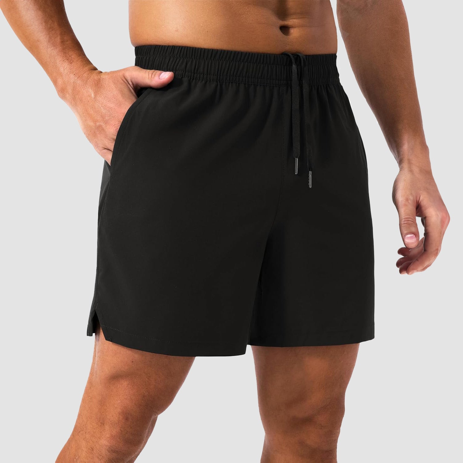 Men's Quick-Dry Running Shorts with 3 Pockets - Lightweight