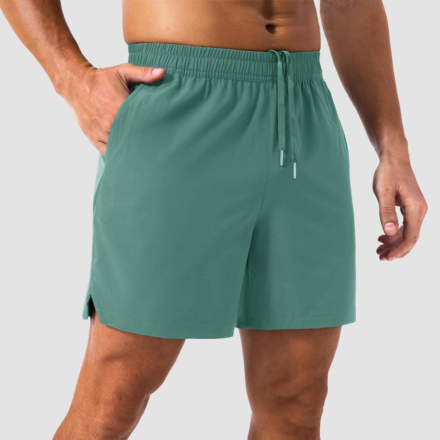 Men's Quick-Dry Running Shorts with 3 Pockets - Lightweight