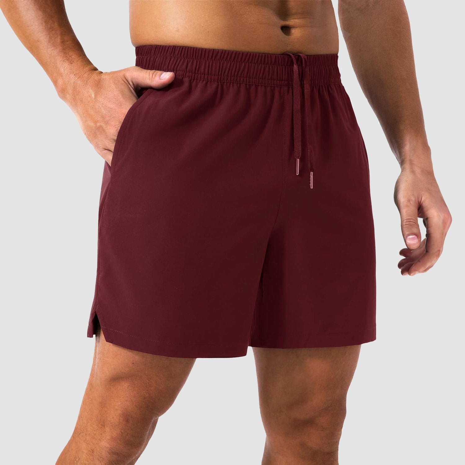 Men's Quick-Dry Running Shorts with 3 Pockets - Lightweight