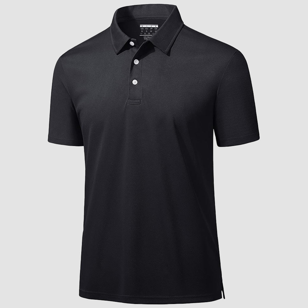 Men's Quick-Dry Polo Shirt for Sports and Casual Wear