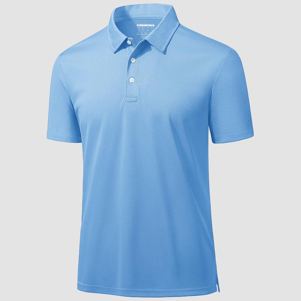 Men's Quick-Dry Polo Shirt for Sports and Casual Wear