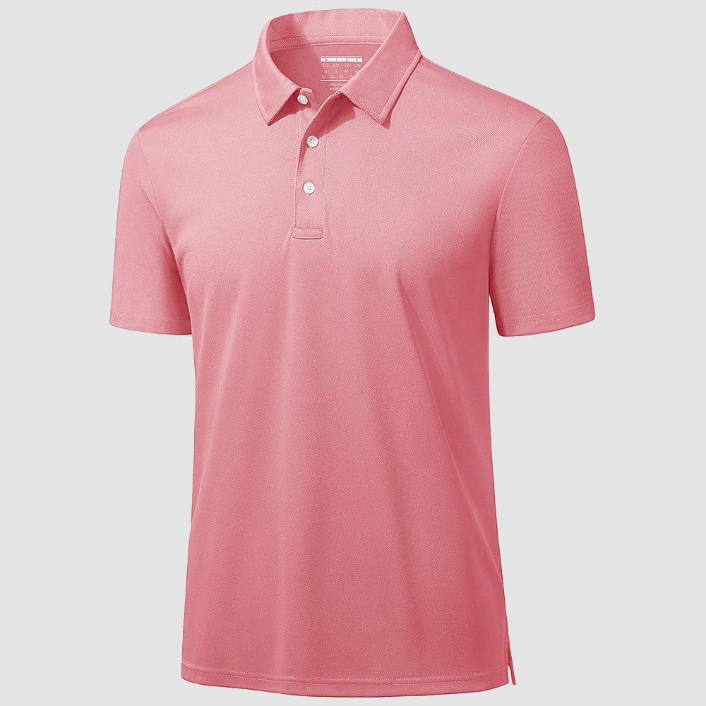 Men's Quick-Dry Polo Shirt for Sports and Casual Wear