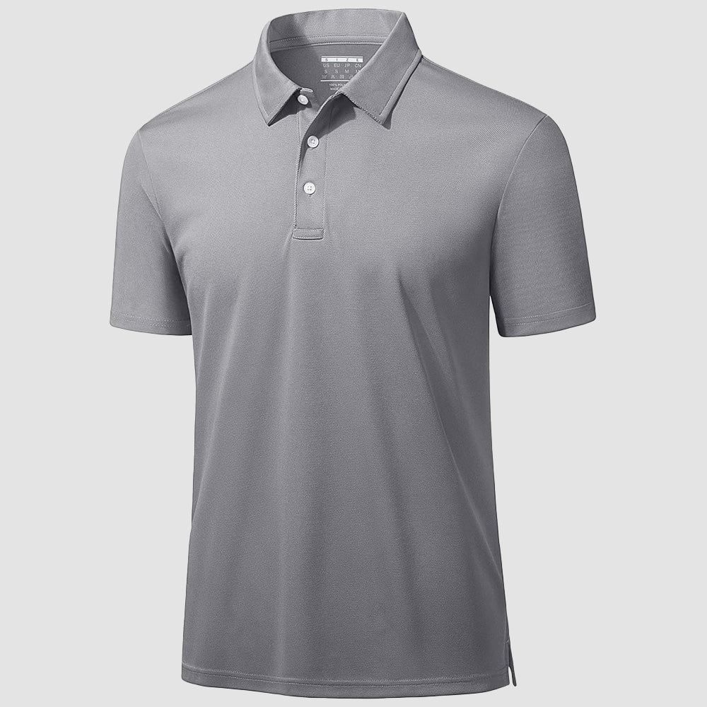 Men's Quick-Dry Polo Shirt for Sports and Casual Wear
