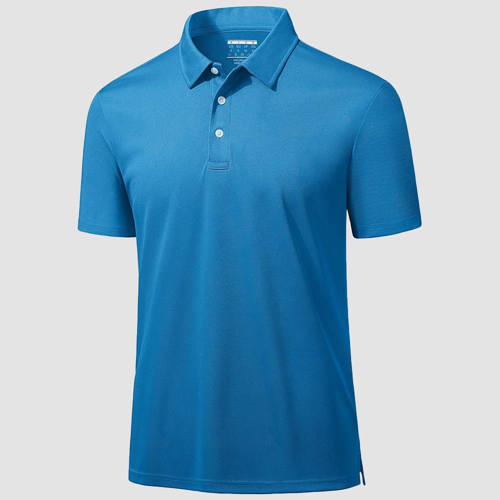 Men's Quick-Dry Polo Shirt for Sports and Casual Wear