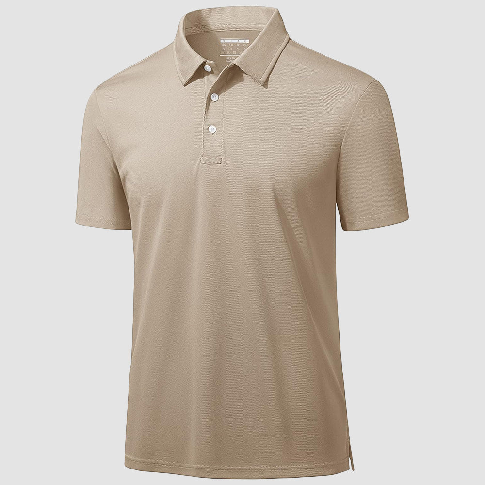 Men's Quick-Dry Polo Shirt for Sports and Casual Wear