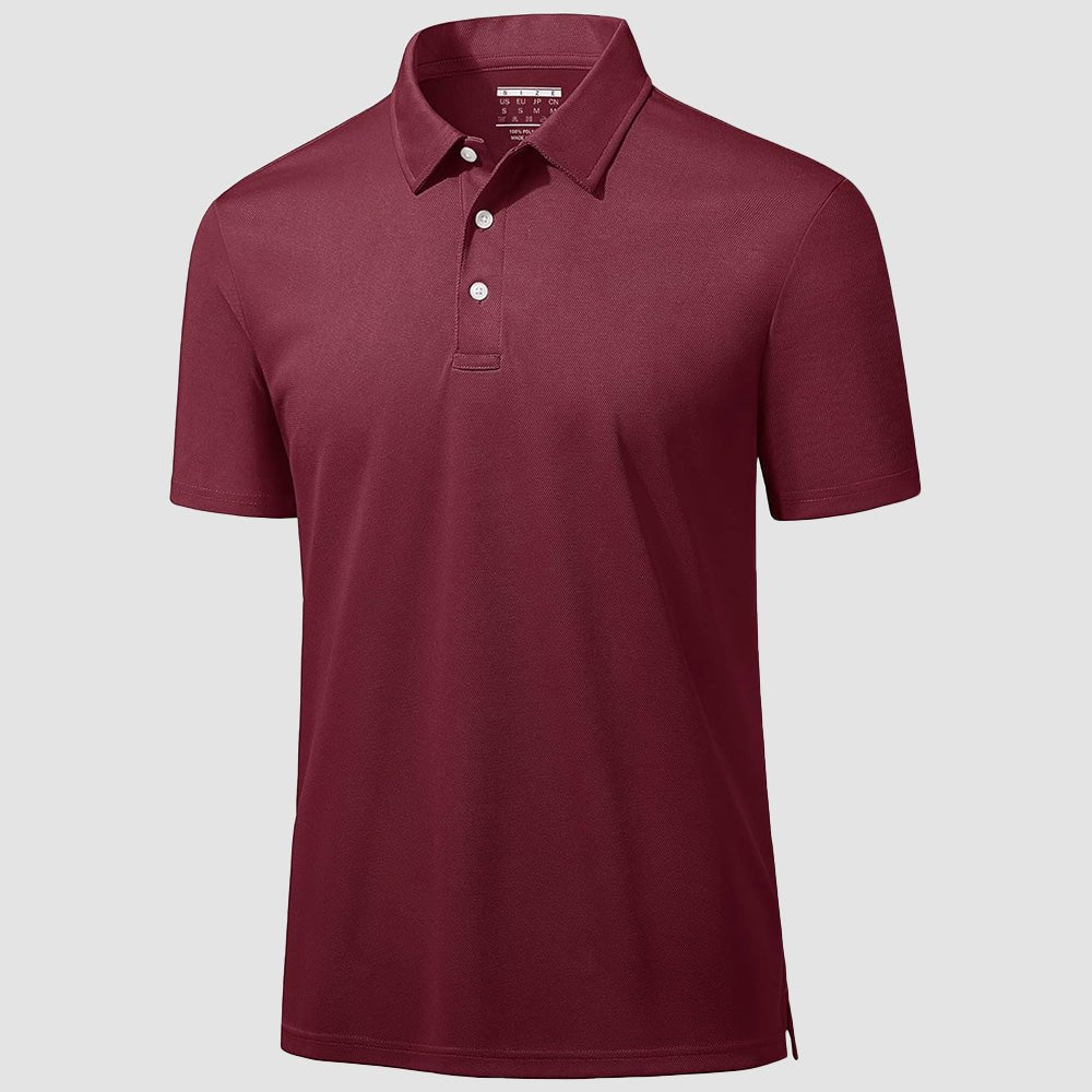 Men's Quick-Dry Polo Shirt for Sports and Casual Wear