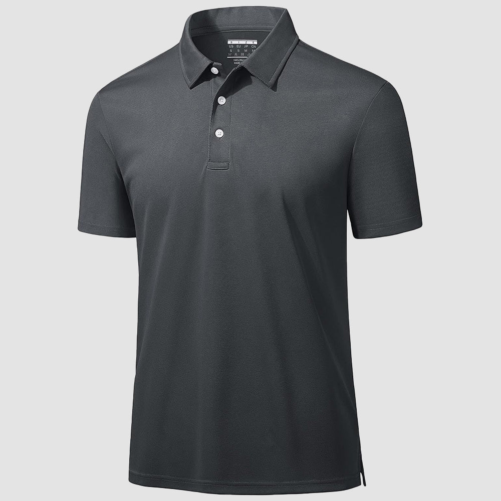 Men's Quick-Dry Polo Shirt for Sports and Casual Wear