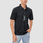 Men's Quick-Dry Polo Shirt for Sports and Casual Wear