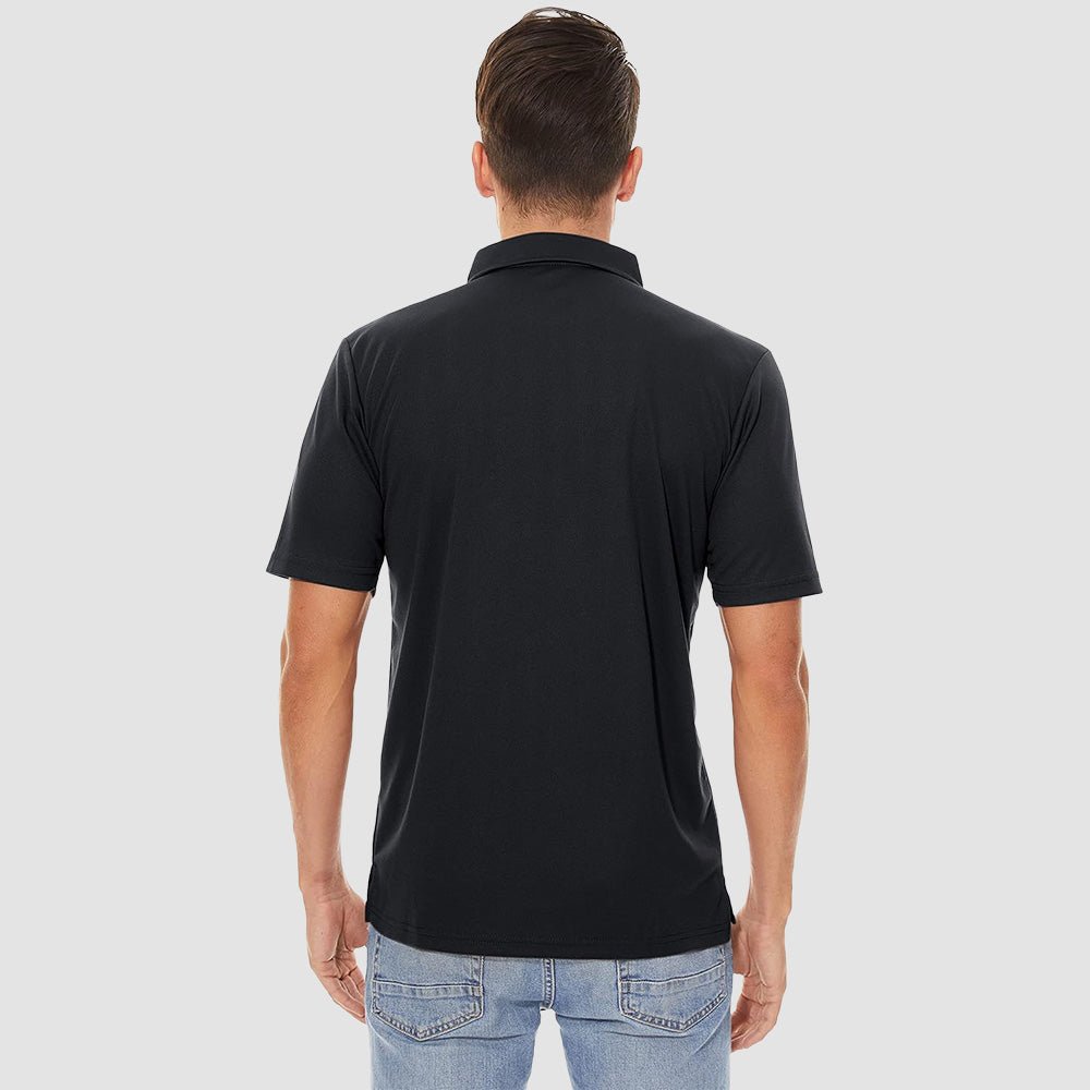 Men's Quick-Dry Polo Shirt for Sports and Casual Wear