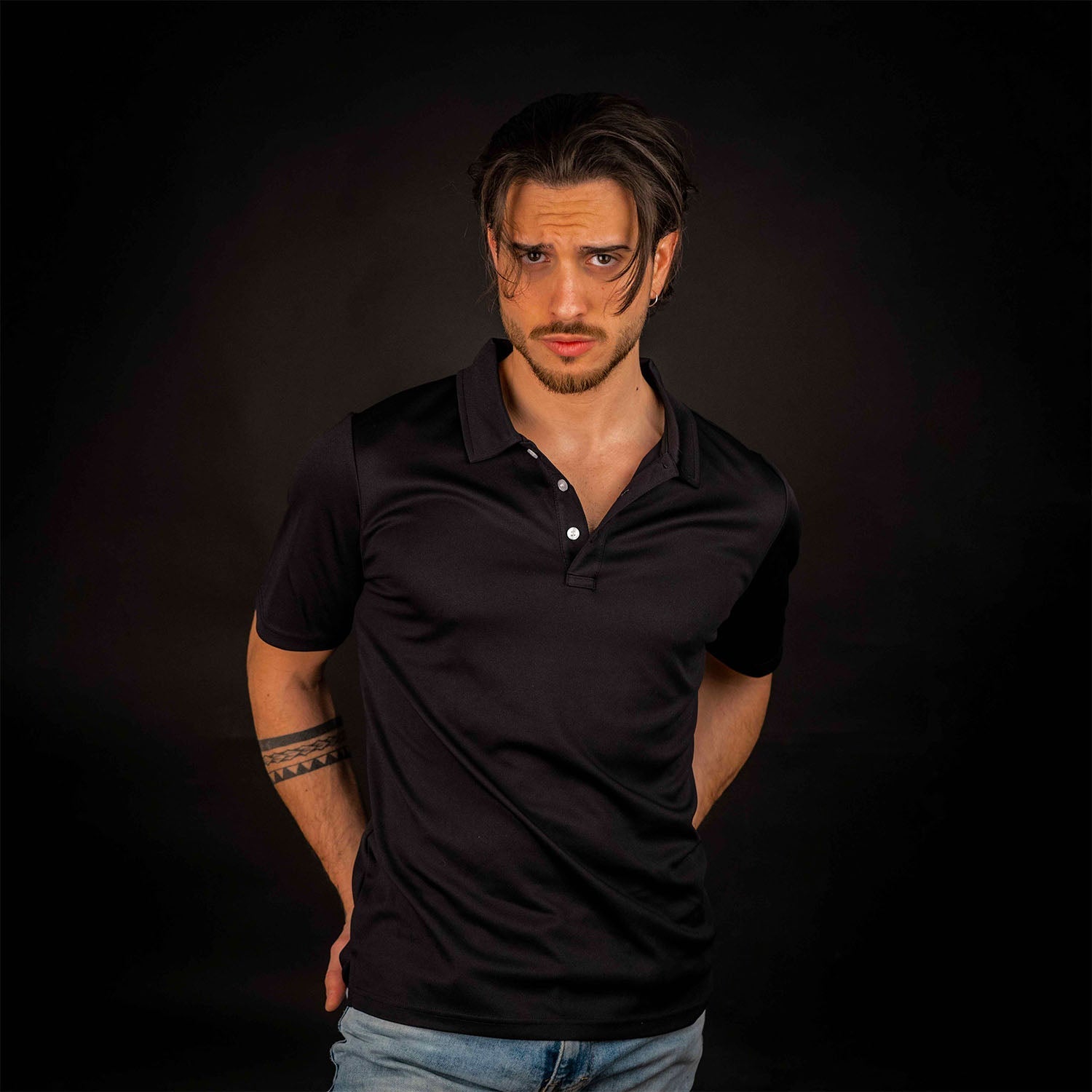 Men's Quick-Dry Polo Shirt for Sports and Casual Wear