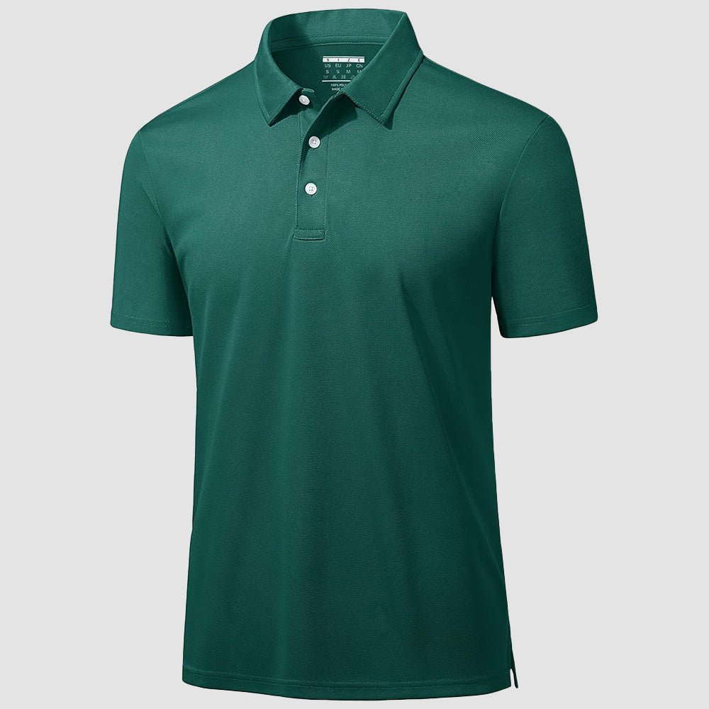 Men's Quick-Dry Polo Shirt for Sports and Casual Wear