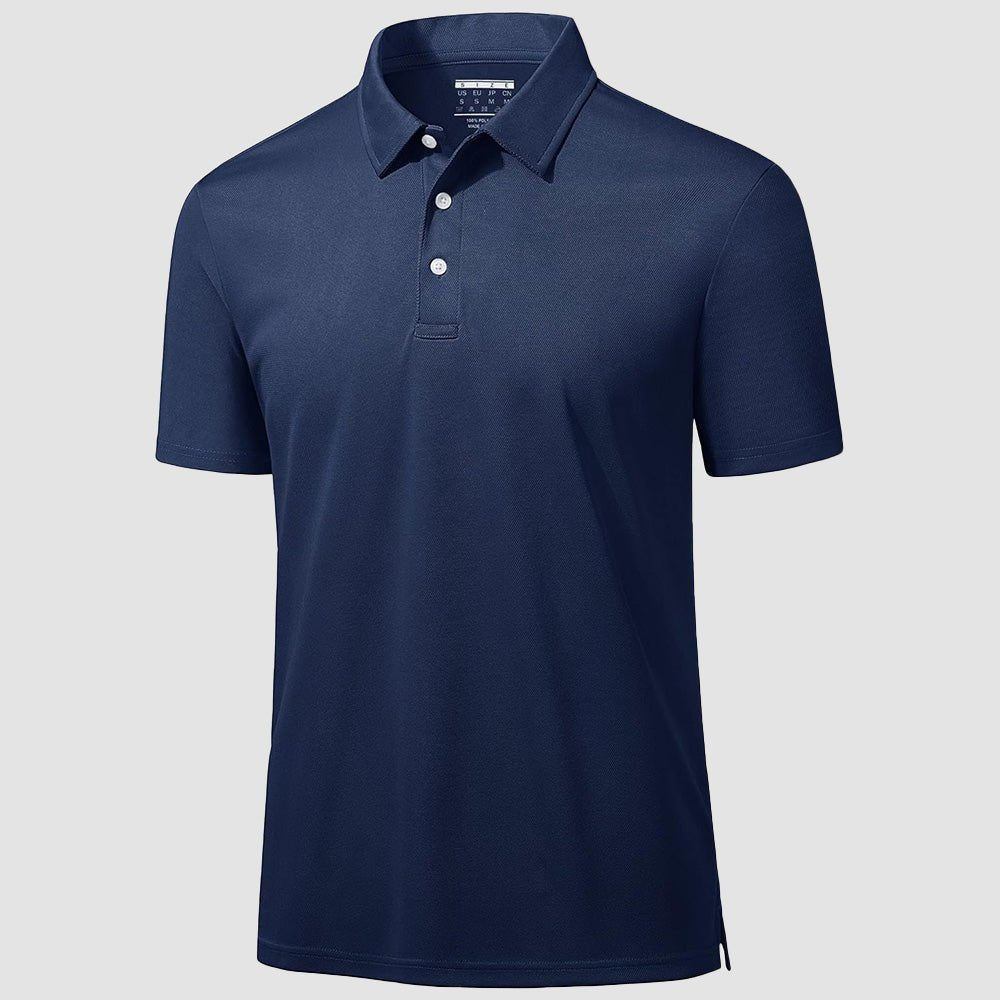 Men's Quick-Dry Polo Shirt for Sports and Casual Wear