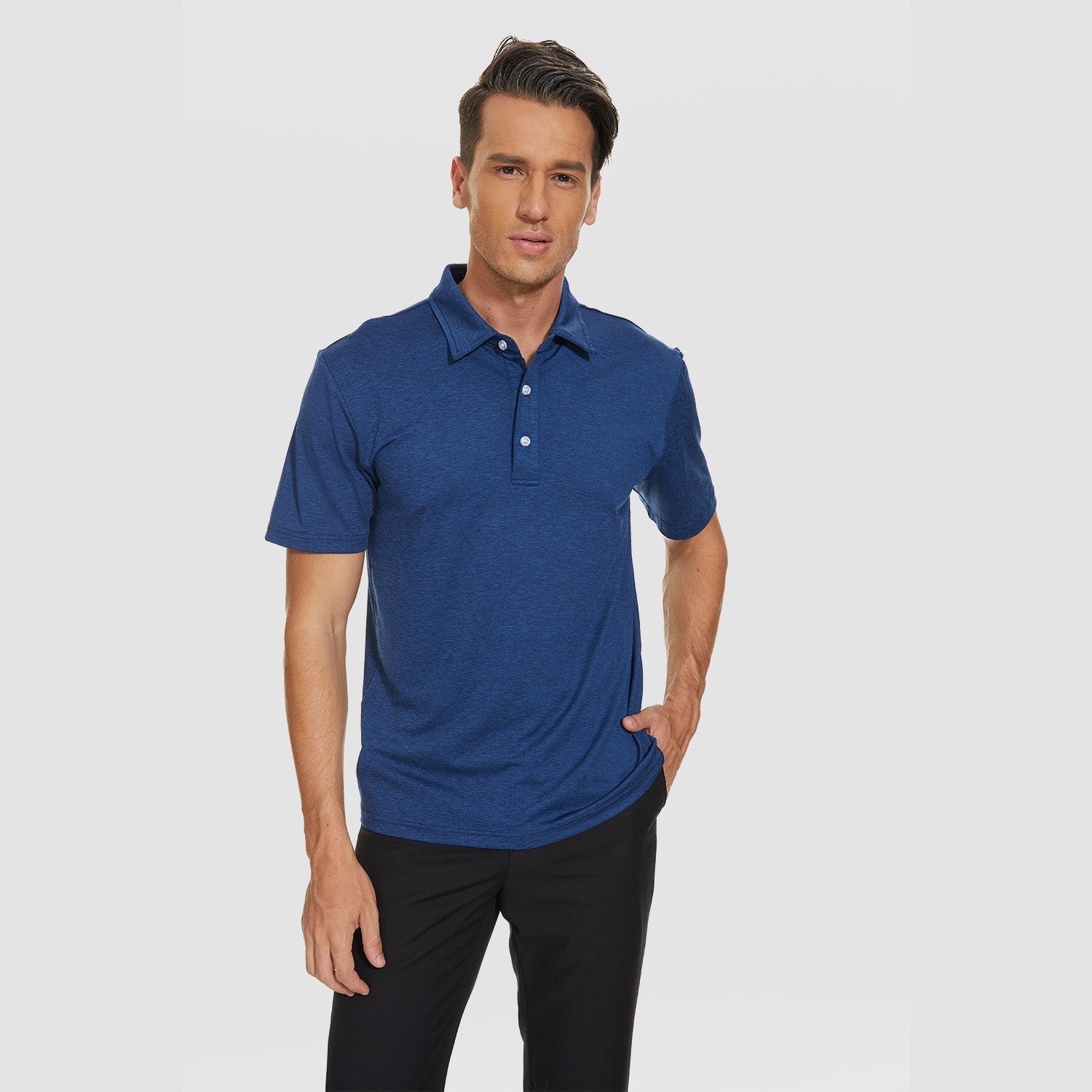 Men's Moisture-Wicking Quick-Dry Polo Shirt