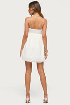 Ariellah Chiffon Babydoll Mini Dress