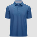 Men's Moisture-Wicking Golf Polo - Breathable Cotton Blend