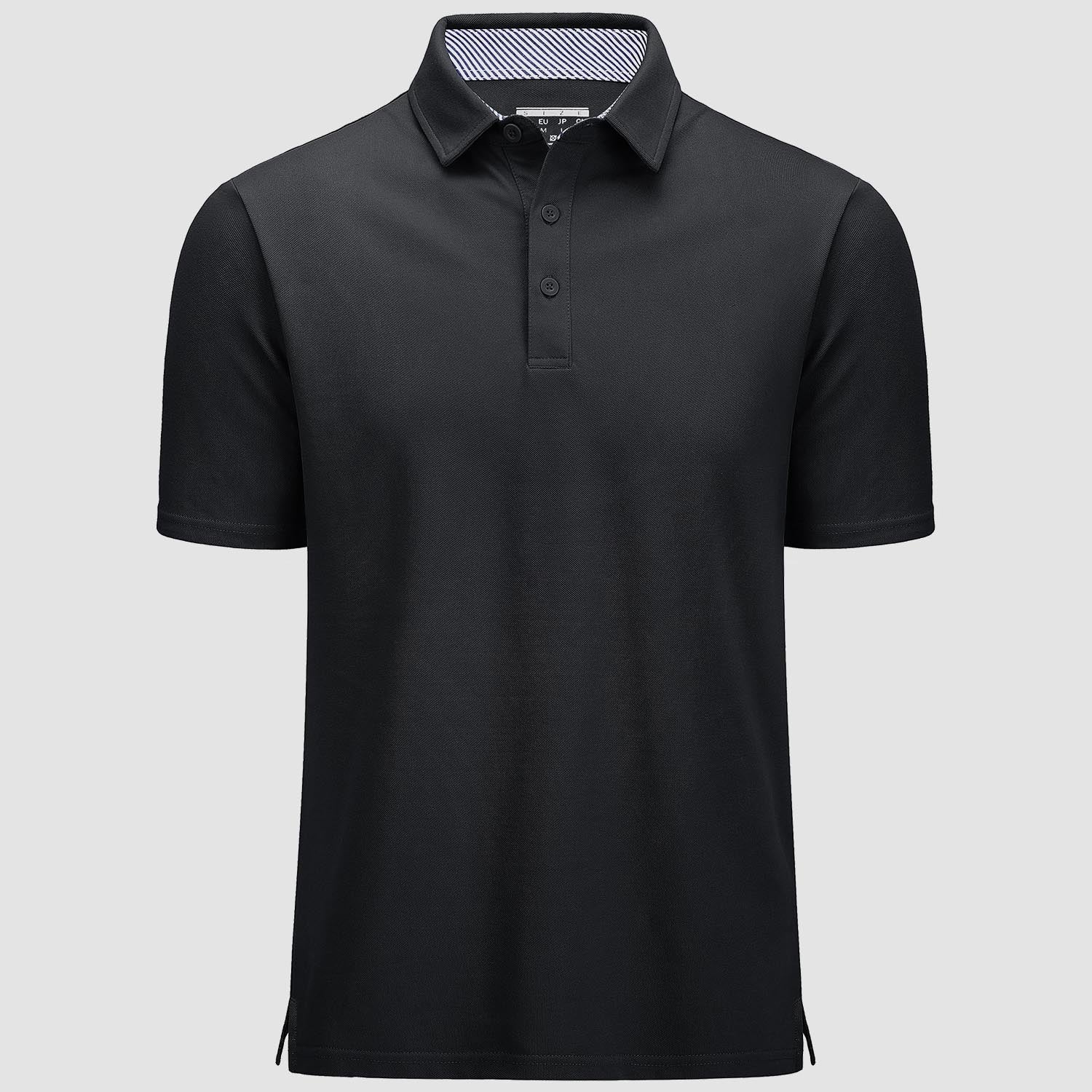 Men's Moisture-Wicking Golf Polo - Breathable Cotton Blend