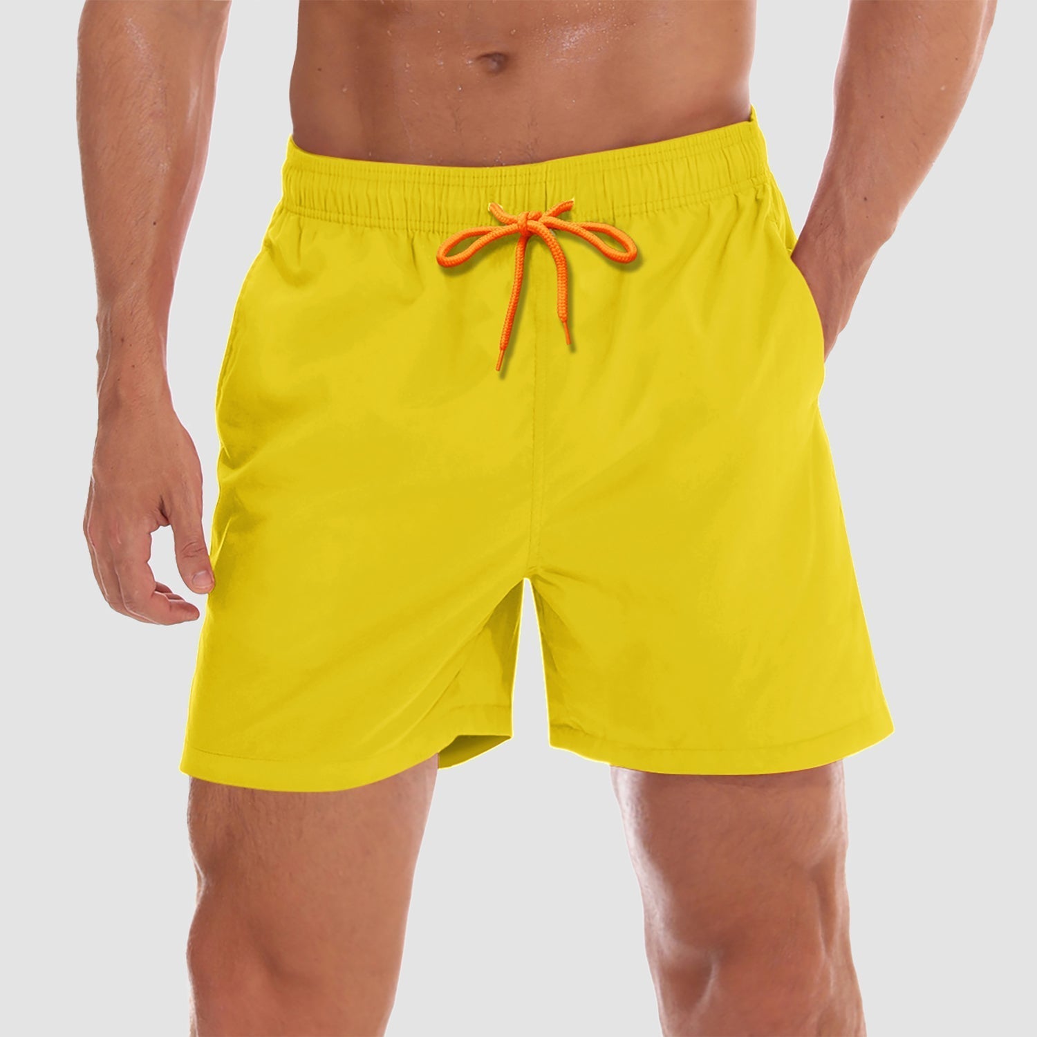 Men's Quick-Dry Swim Trunks with Built-In Mesh Lining