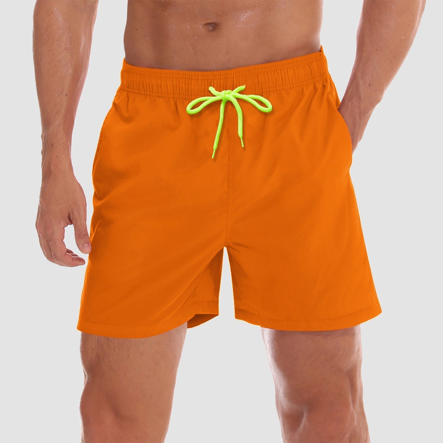 Men's Quick-Dry Swim Trunks with Built-In Mesh Lining