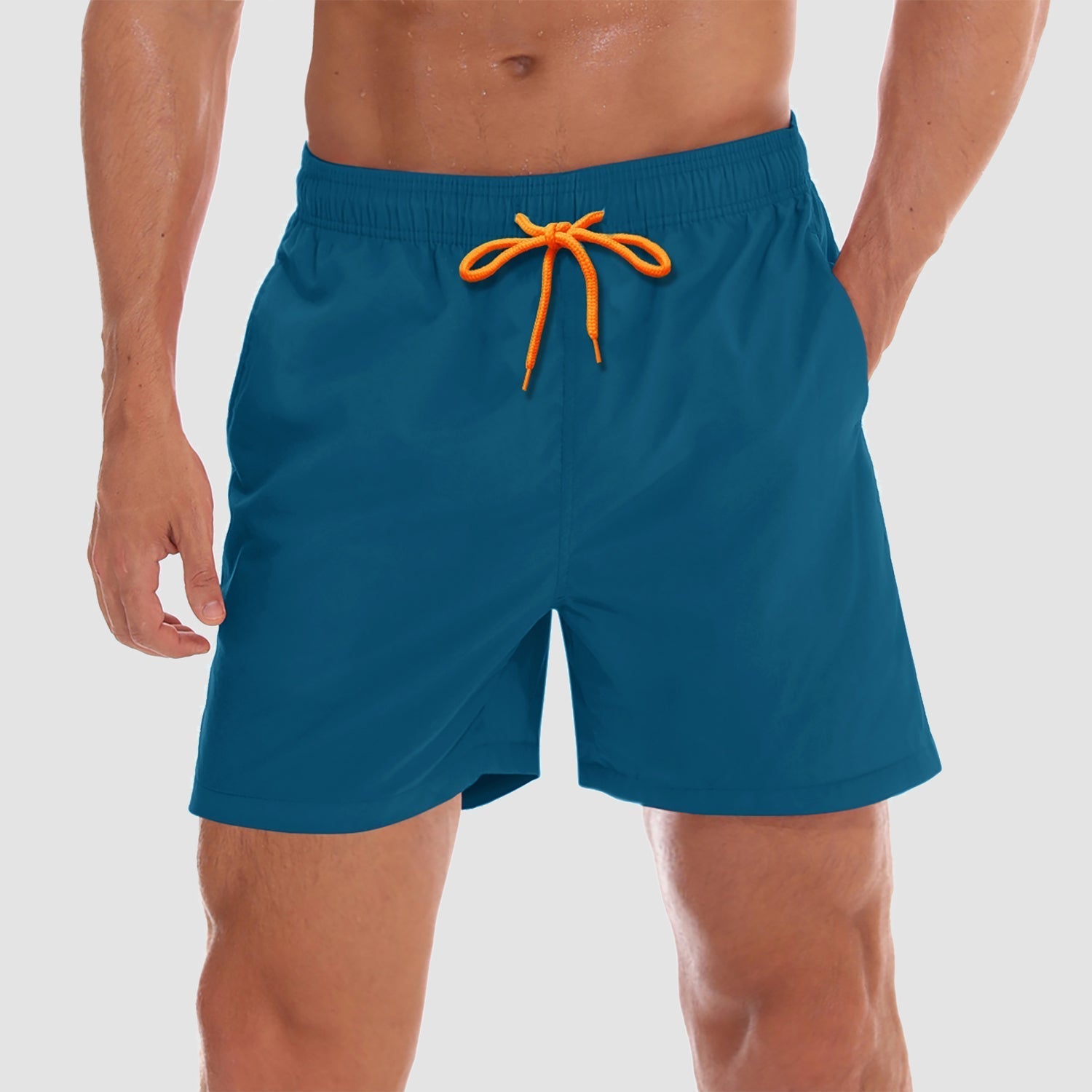 Men's Quick-Dry Swim Trunks with Built-In Mesh Lining
