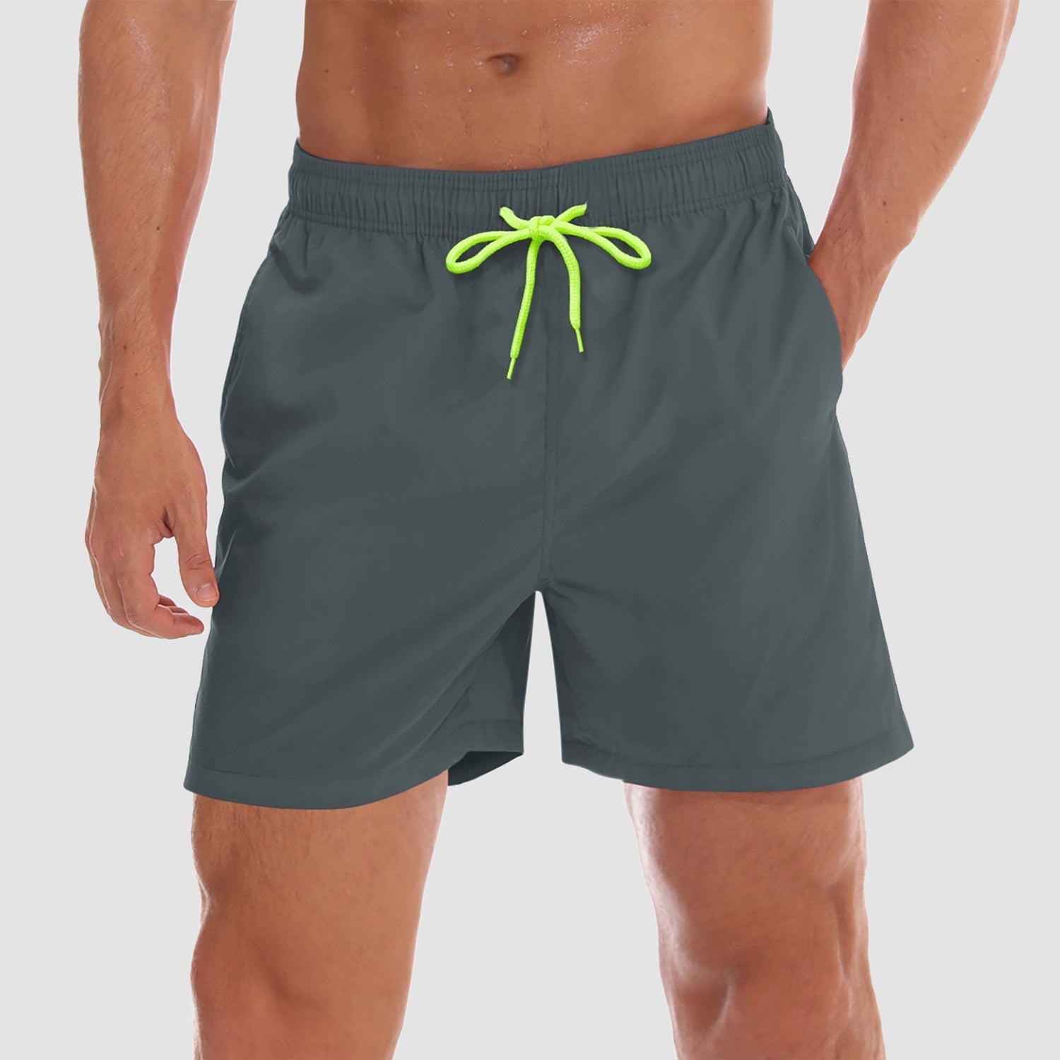 Men's Quick-Dry Swim Trunks with Built-In Mesh Lining