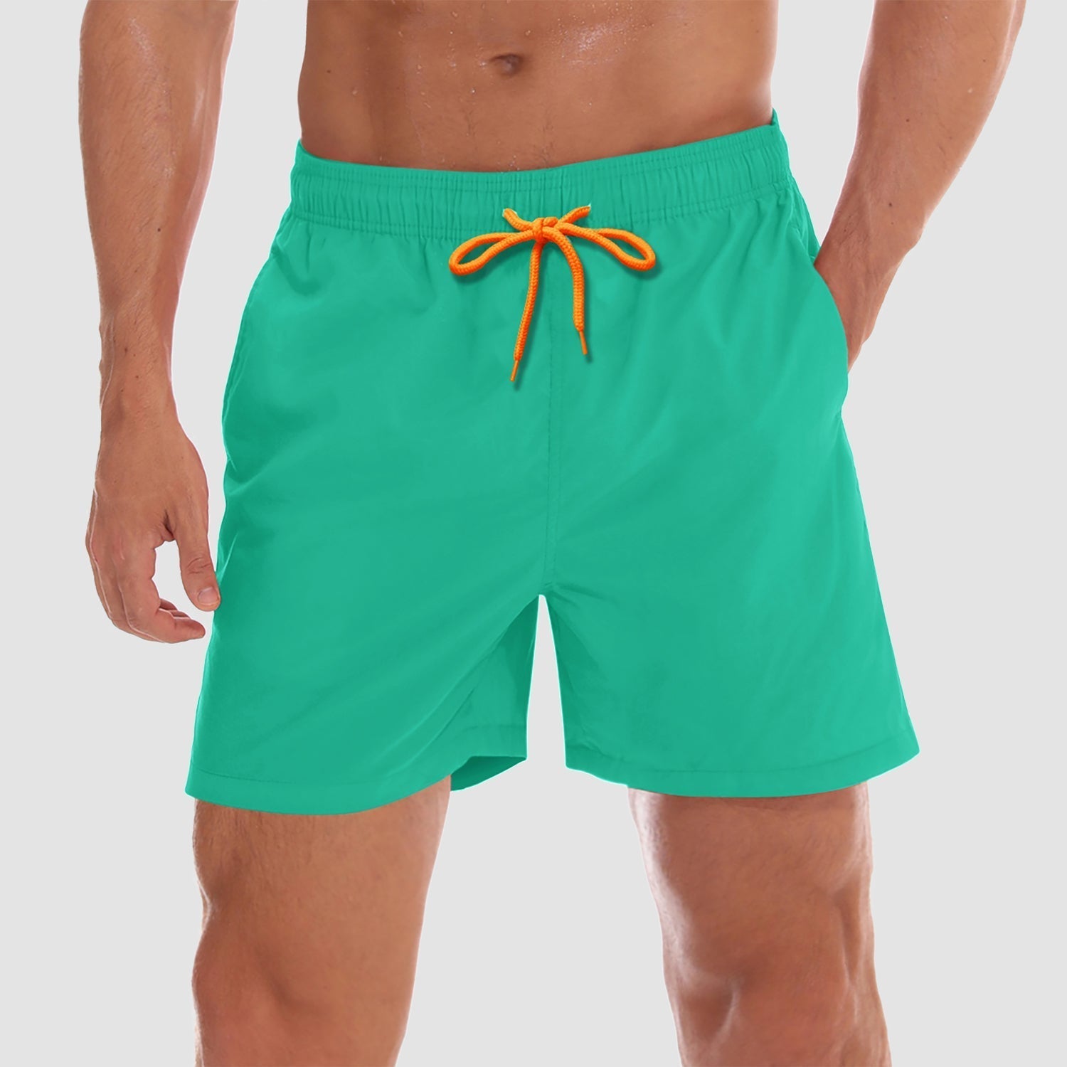 Men's Quick-Dry Swim Trunks with Built-In Mesh Lining