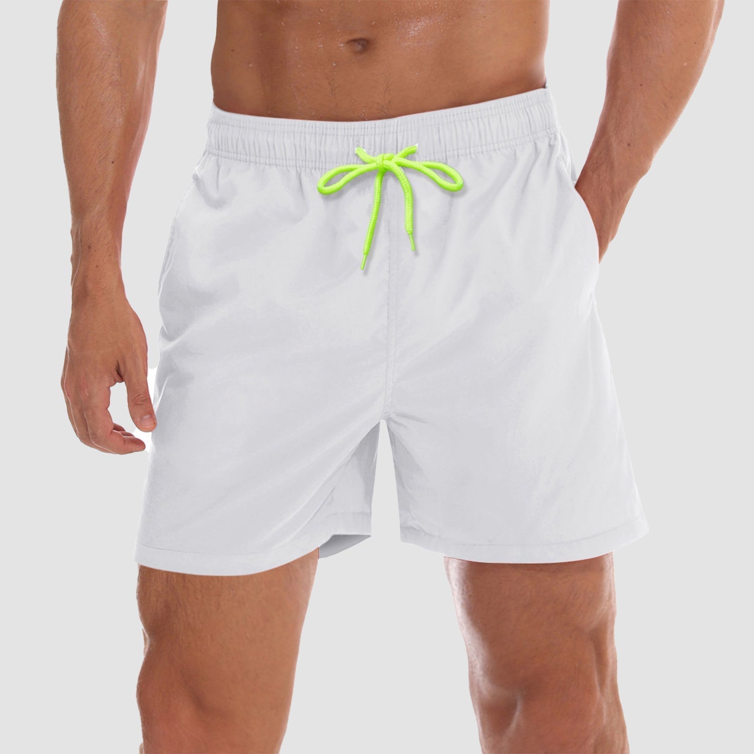 Men's Quick-Dry Swim Trunks with Built-In Mesh Lining