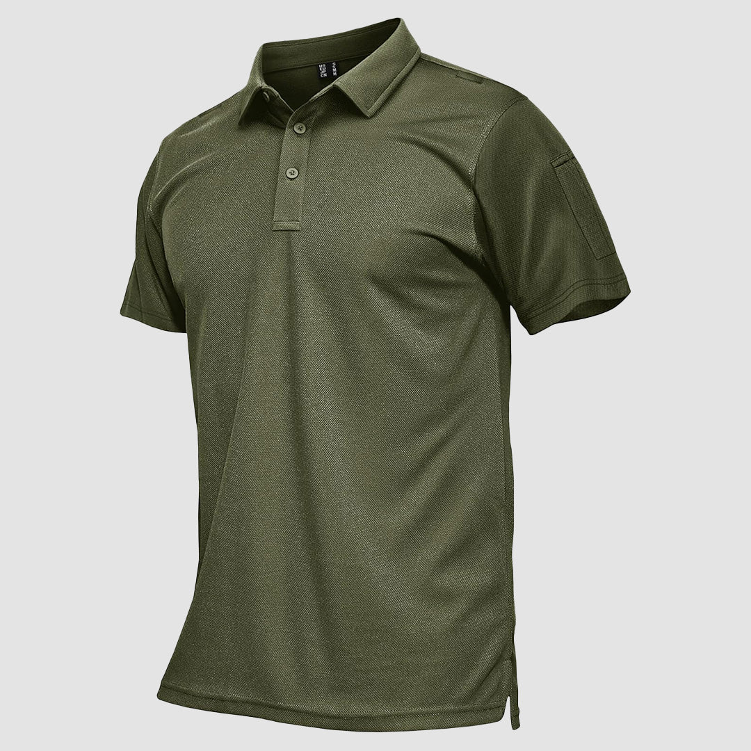 Men's Tactical Polo Shirt - Quick-Dry UPF 50+ Protection