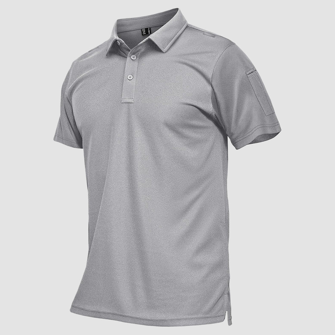 Men's Tactical Polo Shirt - Quick-Dry UPF 50+ Protection