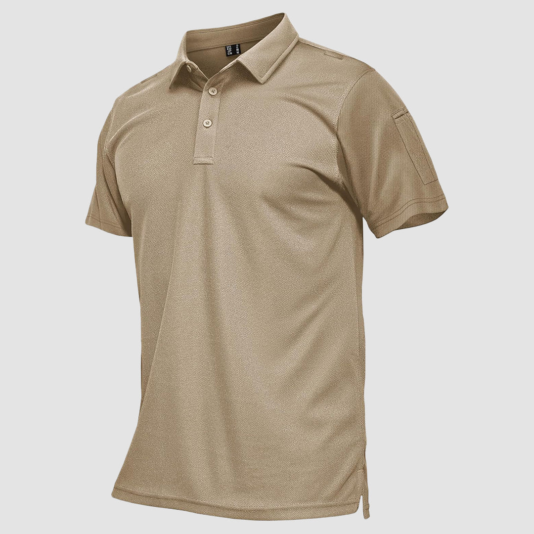 Men's Tactical Polo Shirt - Quick-Dry UPF 50+ Protection