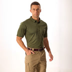 Men's Tactical Polo Shirt - Quick-Dry UPF 50+ Protection