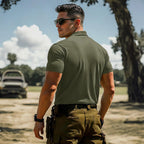 Men's Tactical Polo Shirt - Quick-Dry UPF 50+ Protection