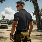 Men's Tactical Polo Shirt - Quick-Dry UPF 50+ Protection