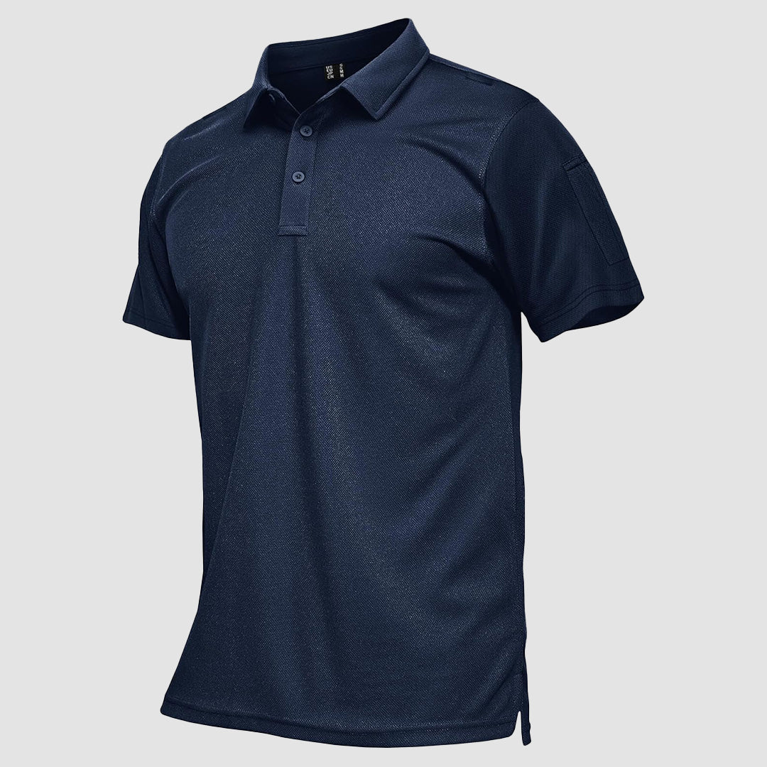 Men's Tactical Polo Shirt - Quick-Dry UPF 50+ Protection